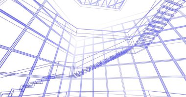 soyut mimari duvar kağıdı, dijital arkaplan