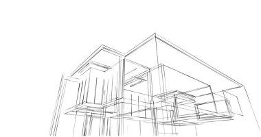 soyut mimari duvar kağıdı, dijital arkaplan