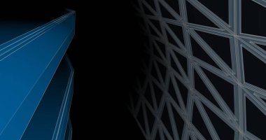 soyut mimari duvar kağıdı, dijital arkaplan