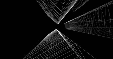 soyut mimari duvar kağıdı, dijital arkaplan