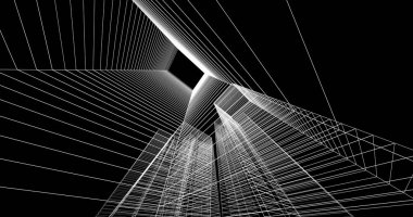 soyut mimari duvar kağıdı, dijital arkaplan