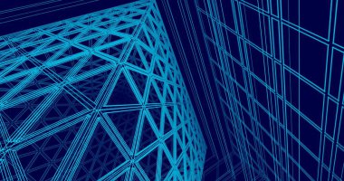 soyut mimari duvar kağıdı, dijital arkaplan