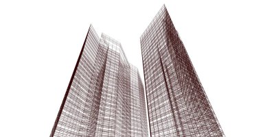 çizgili mimari duvar kağıdı, dijital arkaplan