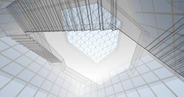 soyut mimari duvar kağıdı konsepti, dijital arkaplan