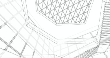 soyut mimari duvar kağıdı, dijital arkaplan