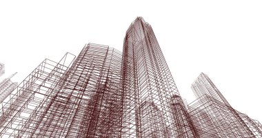 soyut mimari duvar kağıdı, dijital arkaplan