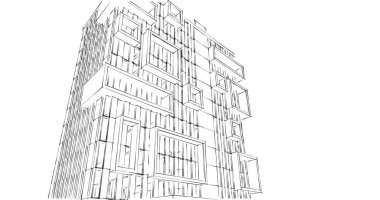 soyut mimari duvar kağıdı, dijital arkaplan