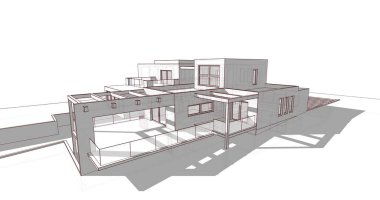 çizgili mimari duvar kağıdı, dijital arkaplan