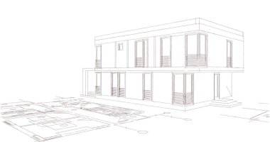 çizgili mimari duvar kağıdı, dijital arkaplan