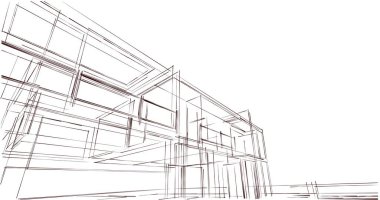 soyut mimari duvar kağıdı, dijital arkaplan