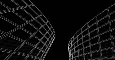 soyut mimari duvar kağıdı, dijital arkaplan