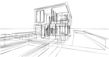 soyut mimari duvar kağıdı, dijital arkaplan