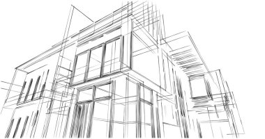 soyut mimari duvar kağıdı, dijital arkaplan