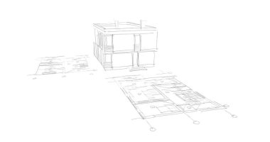 çizgili mimari duvar kağıdı, dijital arkaplan