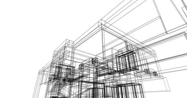 çizgili mimari duvar kağıdı, dijital arkaplan