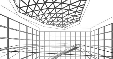 soyut mimari duvar kağıdı, dijital arkaplan