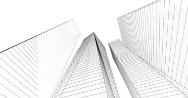 soyut mimari duvar kağıdı, dijital arkaplan