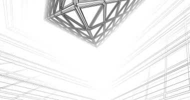 soyut mimari duvar kağıdı, dijital arkaplan