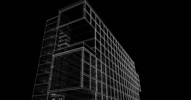 soyut mimari duvar kağıdı, dijital arkaplan