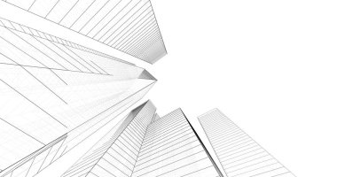 soyut mimari duvar kağıdı, dijital arkaplan