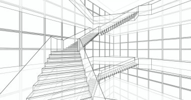 soyut mimari duvar kağıdı, dijital arkaplan