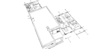 çizgili mimari duvar kağıdı, dijital arkaplan