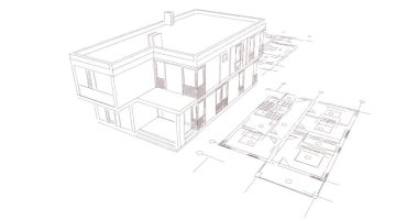 çizgili mimari duvar kağıdı, dijital arkaplan