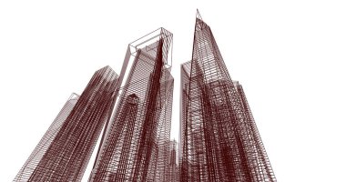 soyut mimari duvar kağıdı, dijital arkaplan