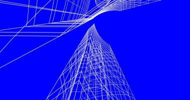 soyut mimari duvar kağıdı, dijital arkaplan