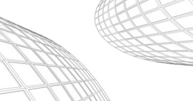 soyut mimari duvar kağıdı, dijital arkaplan