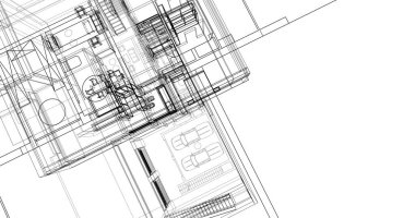 soyut mimari duvar kağıdı, dijital arkaplan