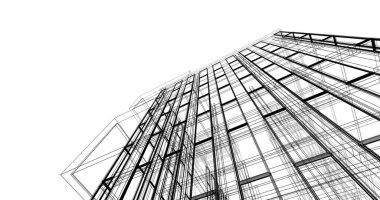 soyut mimari duvar kağıdı, dijital arkaplan