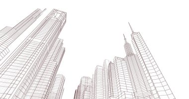 soyut mimari duvar kağıdı, dijital arkaplan