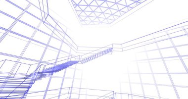 soyut mimari duvar kağıdı, dijital arkaplan