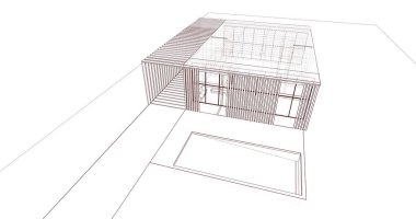 çizgili mimari duvar kağıdı, dijital arkaplan