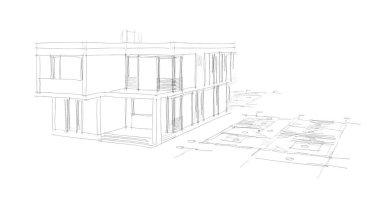 çizgili mimari duvar kağıdı, dijital arkaplan