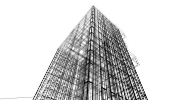 soyut mimari duvar kağıdı, dijital arkaplan