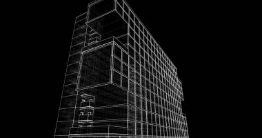 soyut mimari duvar kağıdı, dijital arkaplan