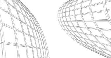 soyut mimari duvar kağıdı, dijital arkaplan