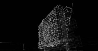 soyut mimari duvar kağıdı, dijital arkaplan