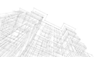 soyut mimari duvar kağıdı, dijital arkaplan