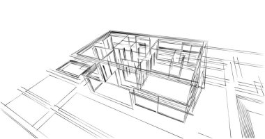 soyut mimari duvar kağıdı, dijital arkaplan