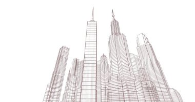 soyut mimari duvar kağıdı, dijital arkaplan