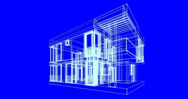 çizgili mimari duvar kağıdı, dijital arkaplan