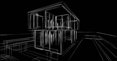 soyut mimari duvar kağıdı, dijital arkaplan