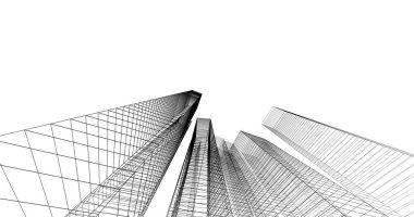 soyut mimari duvar kağıdı, dijital arkaplan