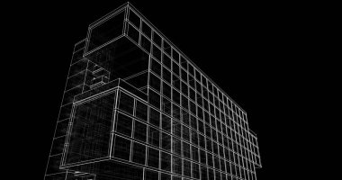 soyut mimari duvar kağıdı, dijital arkaplan