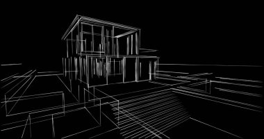 soyut mimari duvar kağıdı, dijital arkaplan