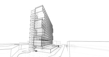 soyut mimari duvar kağıdı, dijital arkaplan