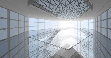 soyut mimari duvar kağıdı konsepti, dijital arkaplan